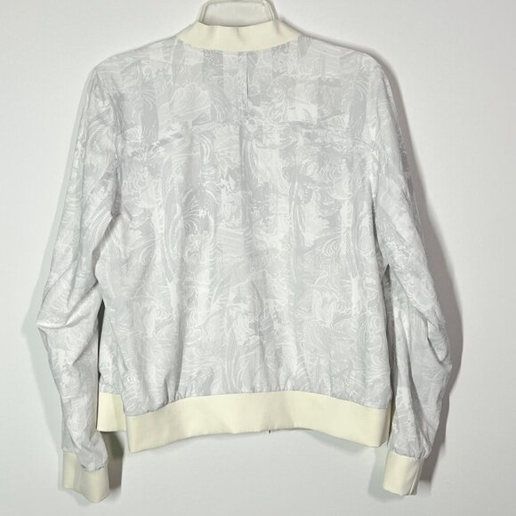 Lululemon Lightweight Reversible Casual Sporty Chic Bomber Jacket White 12 NWOT - Picture 10 of 12